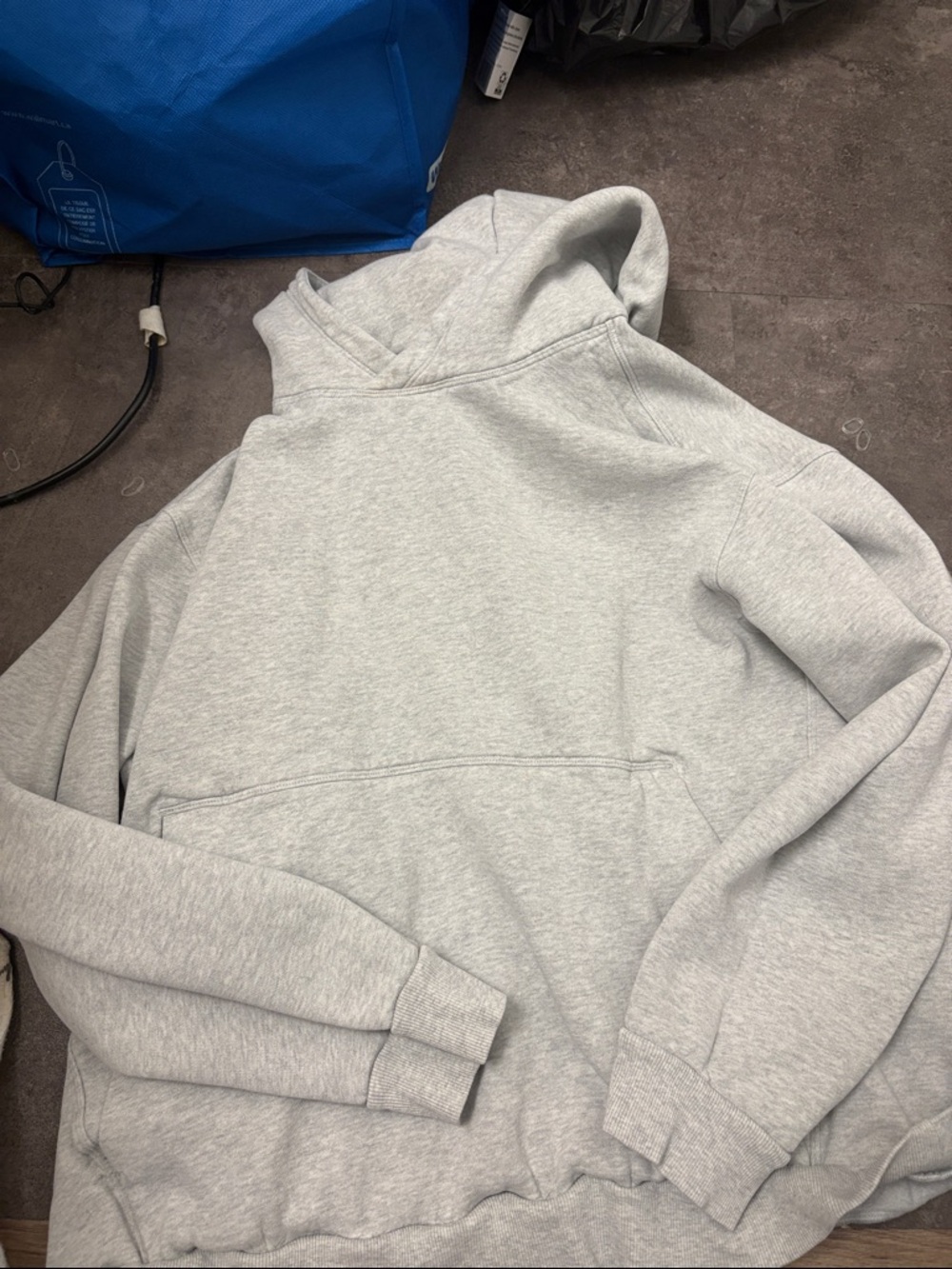 Lululemon Classic Grey Hoodie Sweatshirt